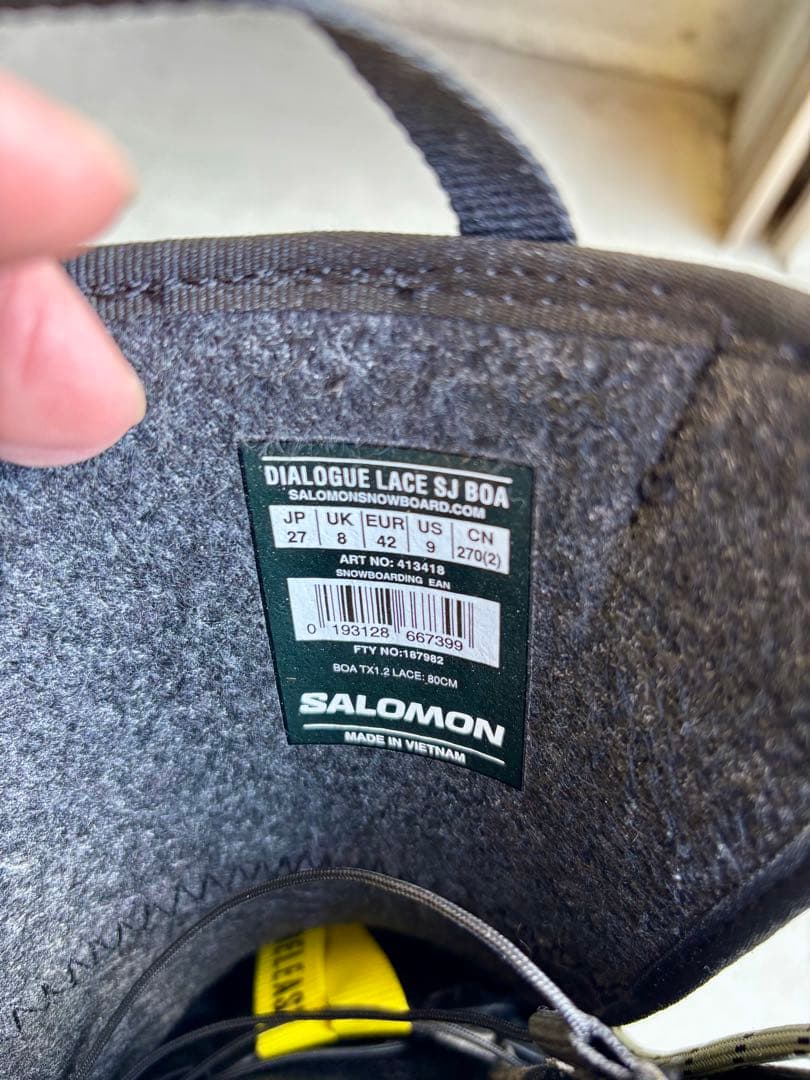 【美品】SALOMONサロモンブーツDIALOGUE LACE SJ