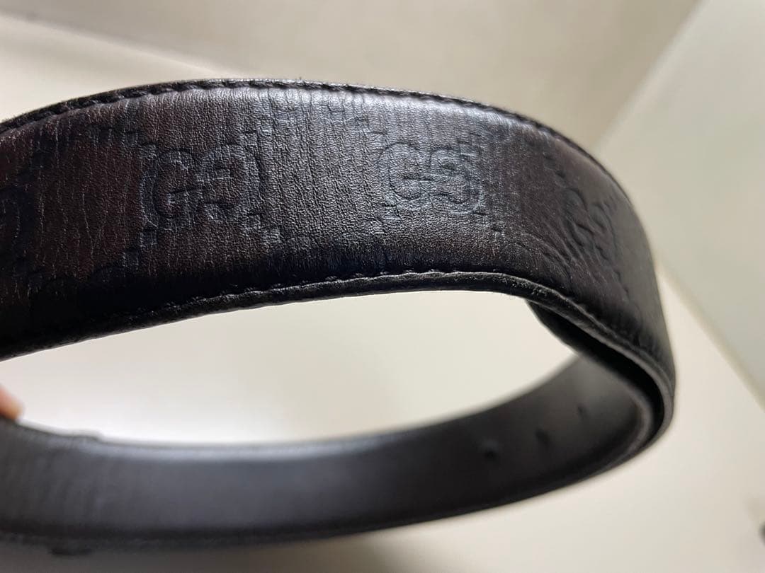 GUCCI グッチ GG インターロッキングG シグネチャー バックル　ゴールド
