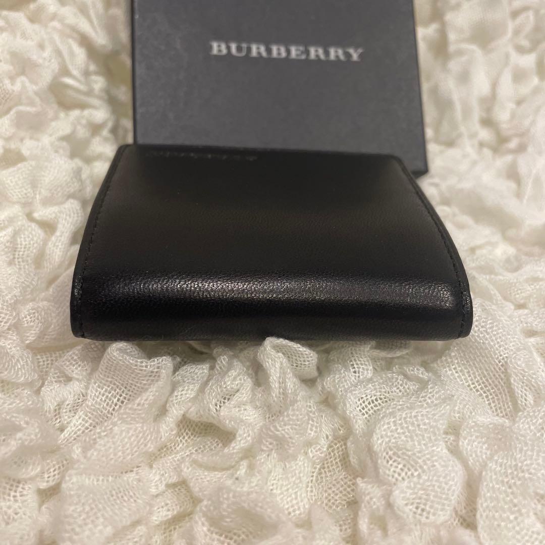 未使用❗️ BURBERRY バーバリー ケース ミニウォレット ラムスキン