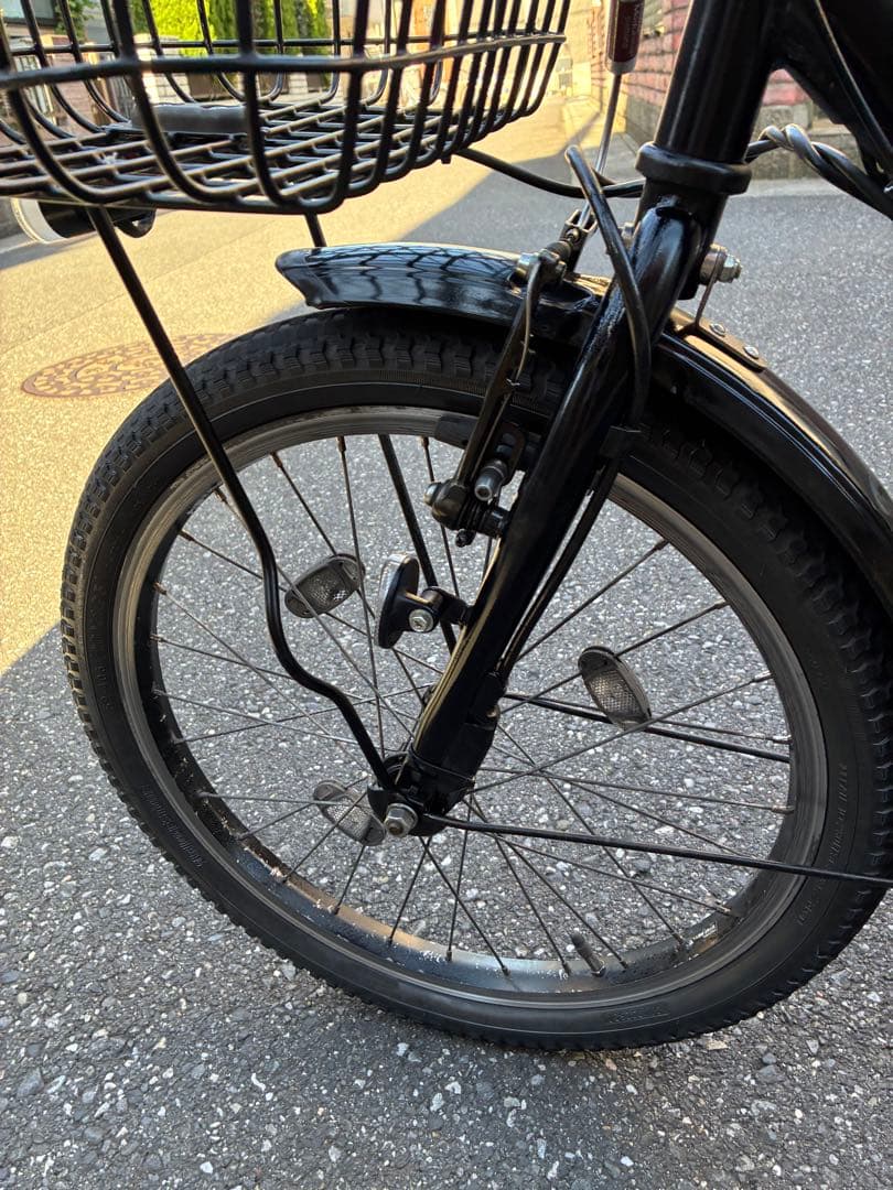 ヤマピーの電動アシスト自転車 シティタイプ黒　ブリヂストン　アシスタ