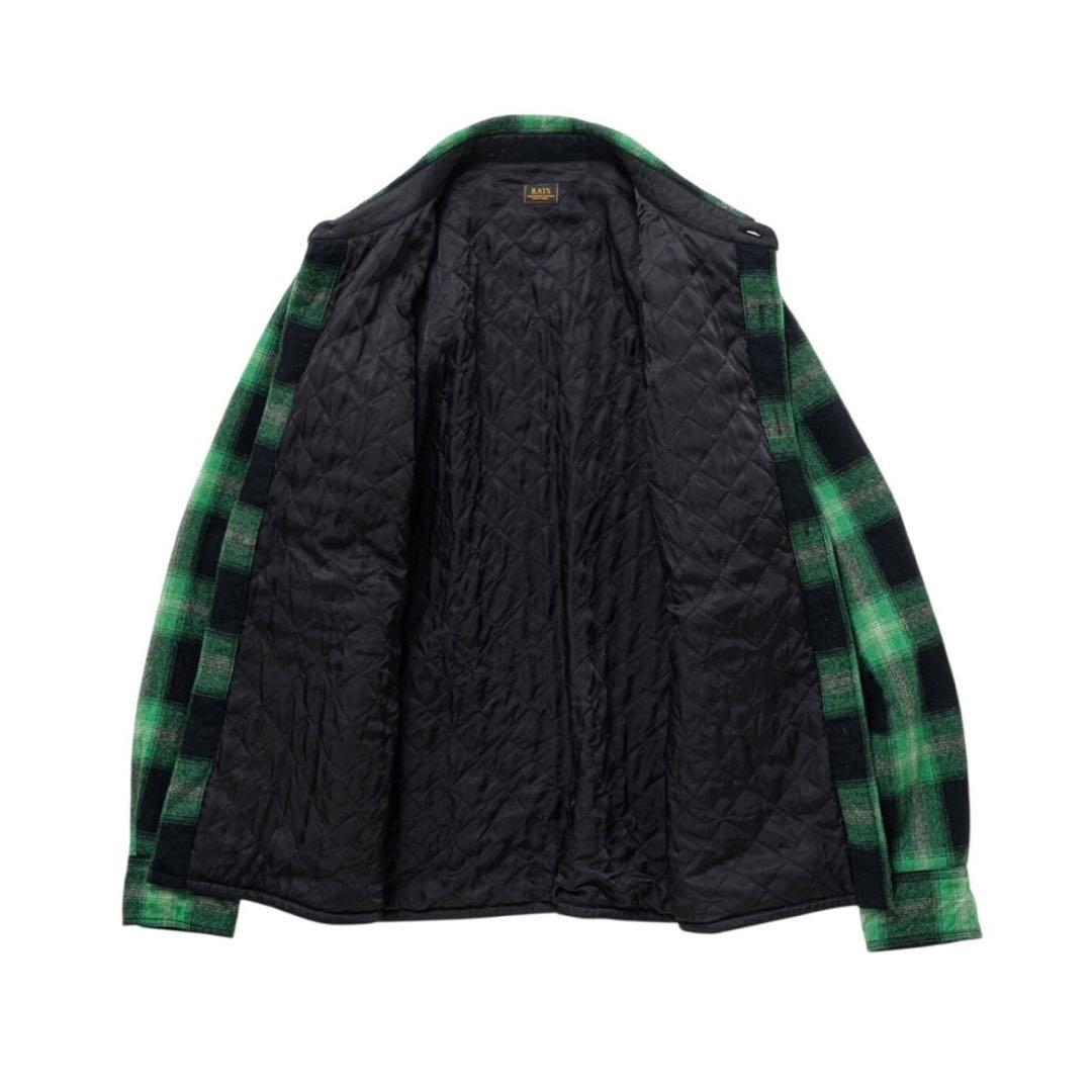 RATS WOOL CHECK SHIRT JKT Mサイズ