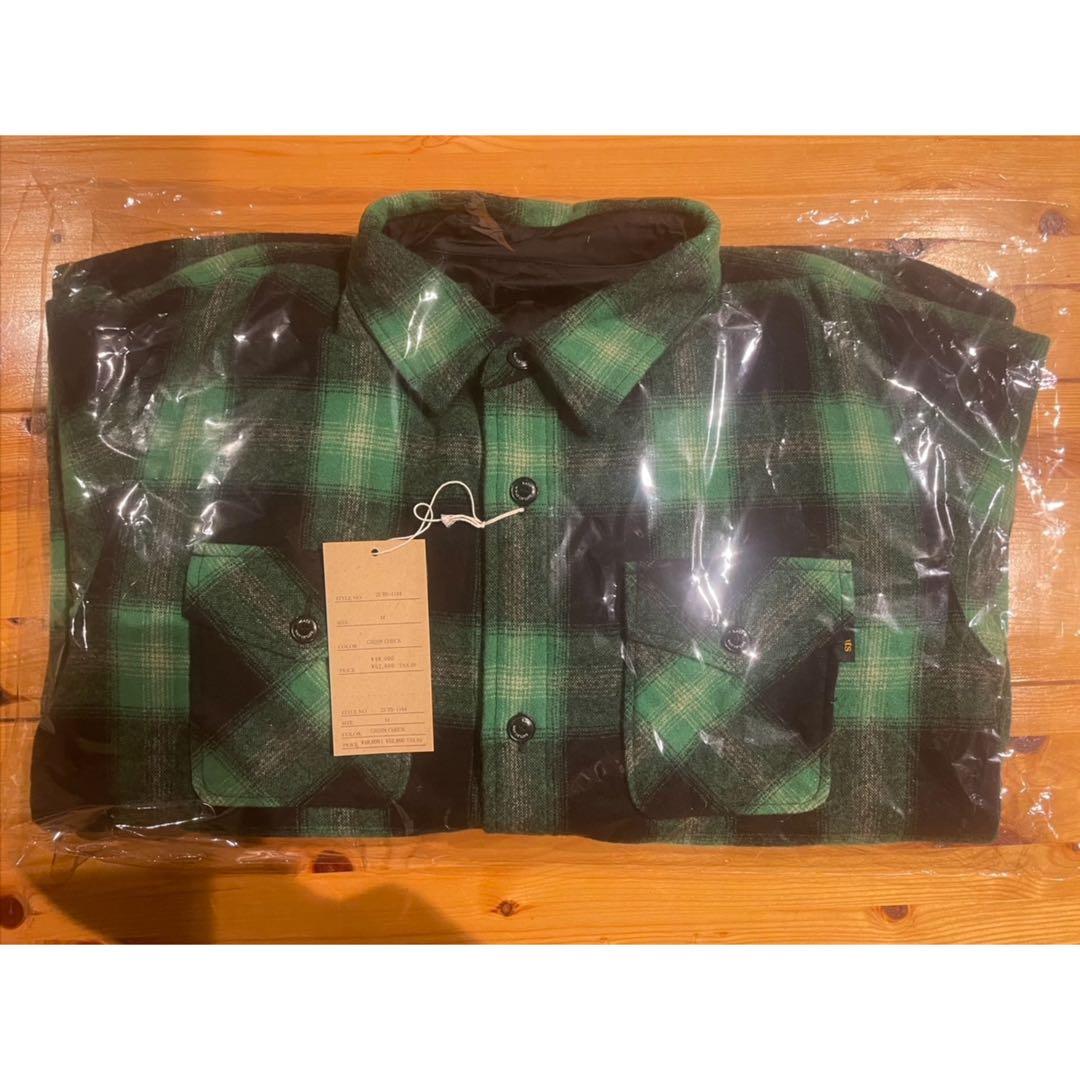 RATS WOOL CHECK SHIRT JKT Mサイズ
