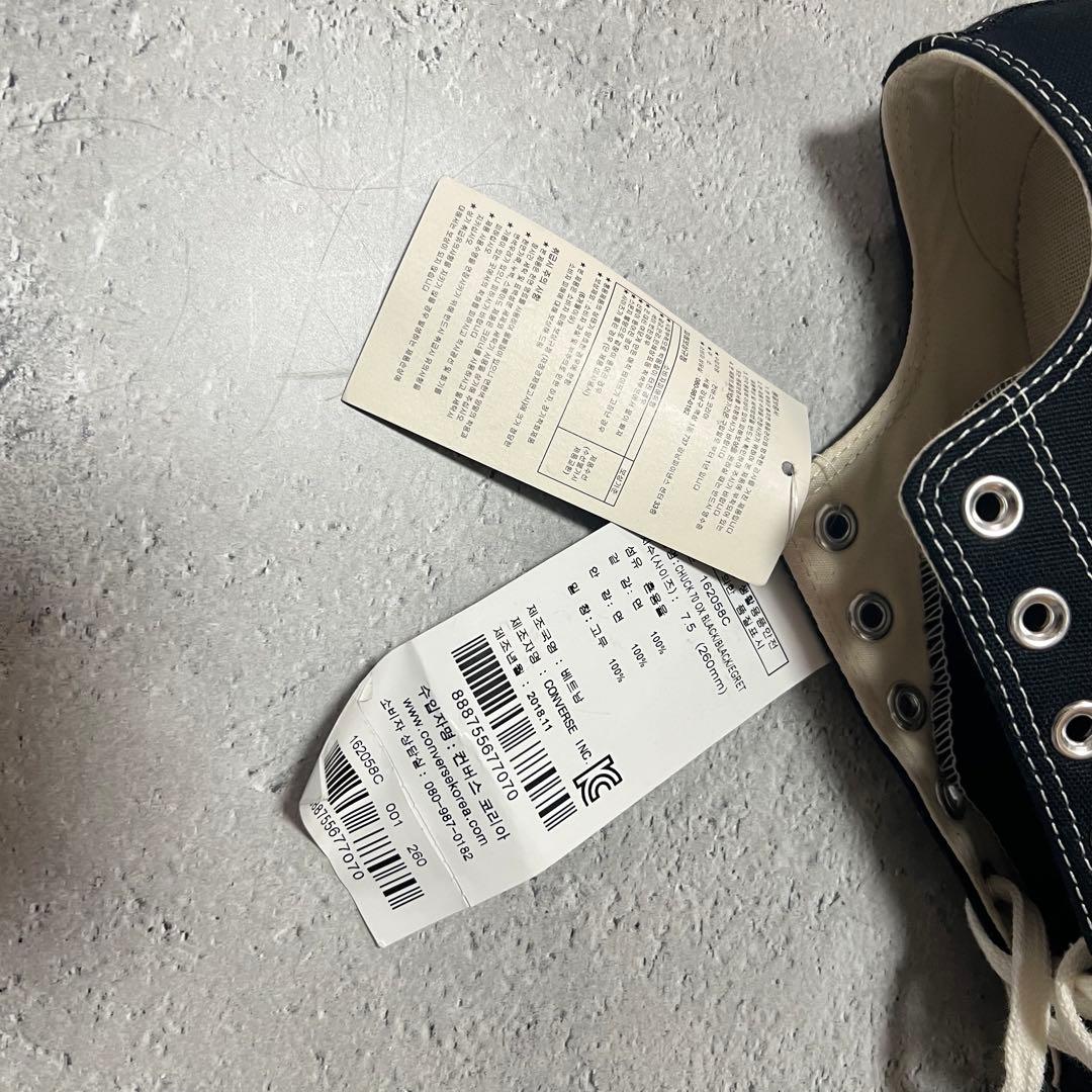 新品未使用品　CONVERSE CHUCK TAYLOR CT70 26.0