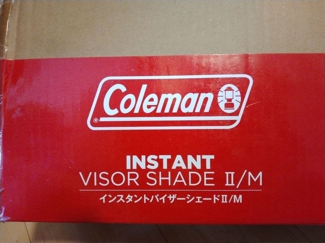 ★新品未使用 コールマン シェード インスタントバイザーシェードⅡ Ｍ オリーブ