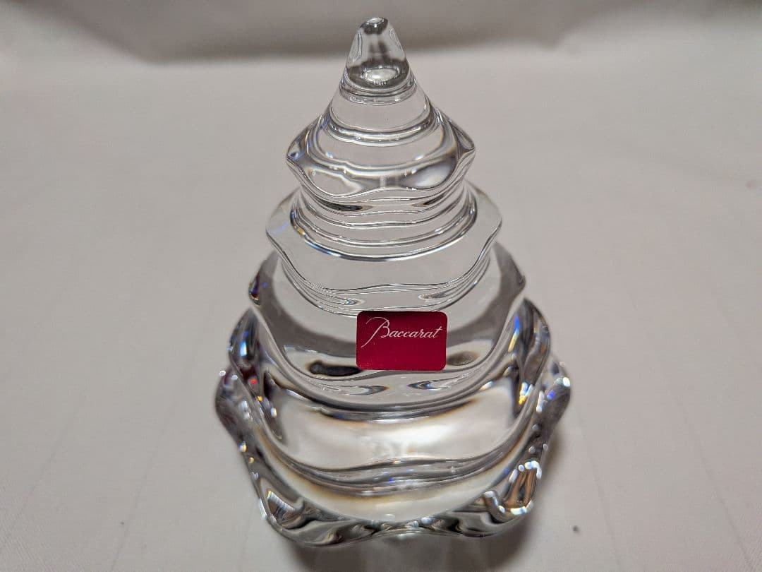 Baccarat　クリスタル　クリスマスツリー　置き物