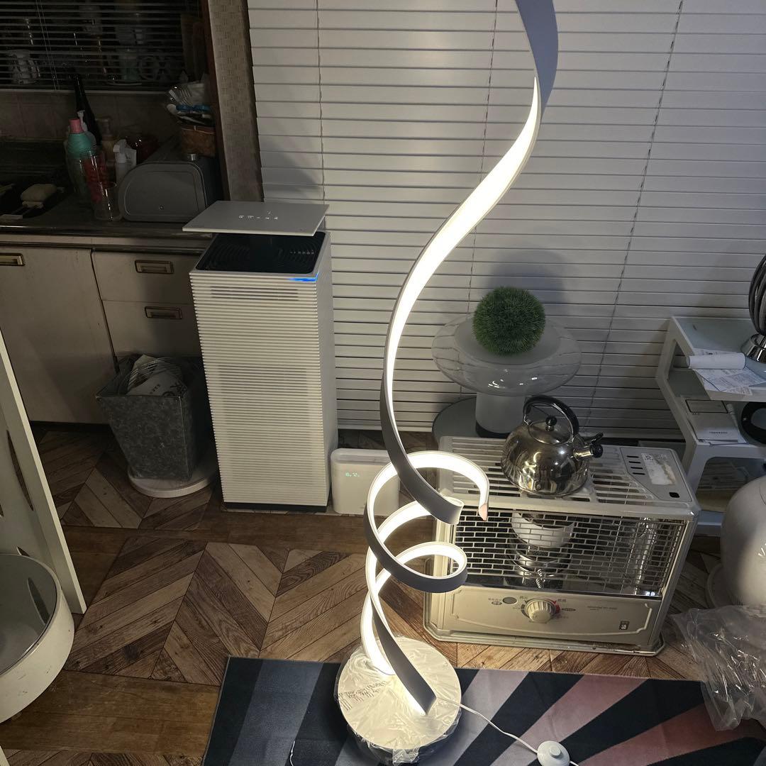 LED フロアライト　スパイラル　螺旋