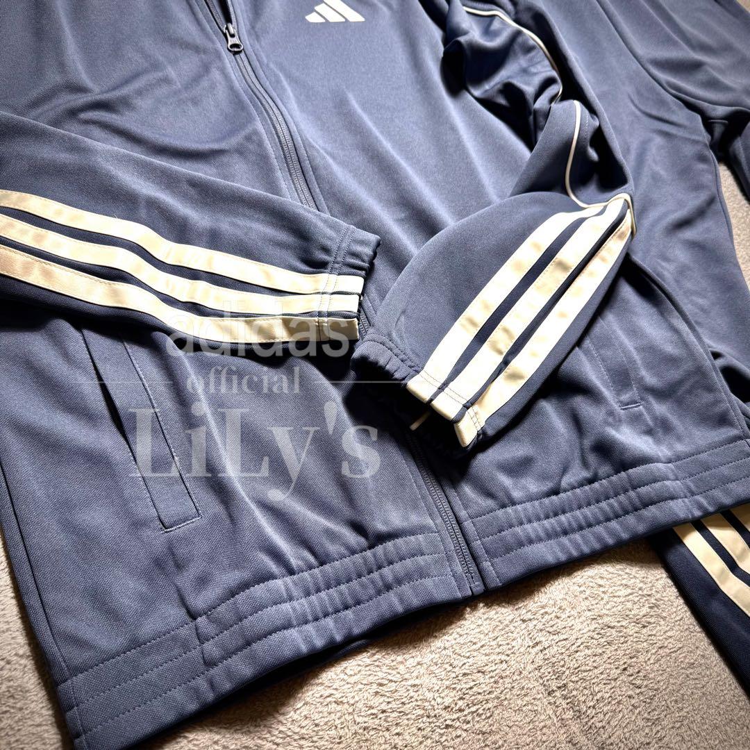 【2XLサイズ】adidas上下セットアップ　トラックスーツ　青　ブルー　新品