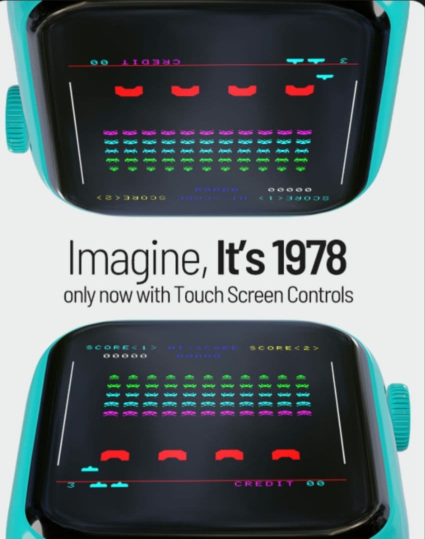 s*n様 Space Invaders　インベーダー　スマートウォッチ　時計　カ