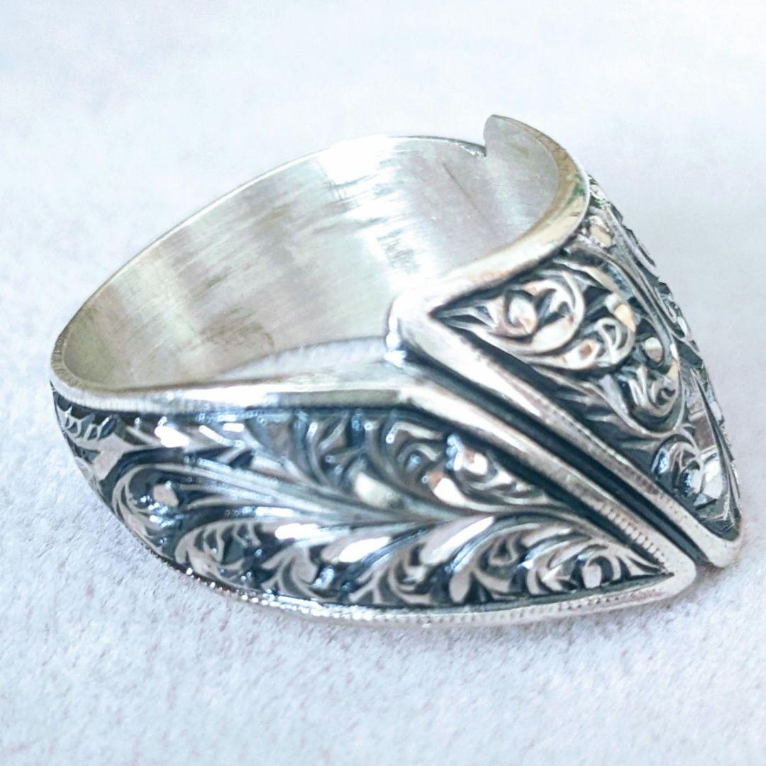 ＊NEW＊トルコ製 手彫りシルバー925リング