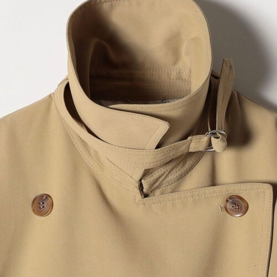 新品未使用 トレンチコート:「洗濯機可能」