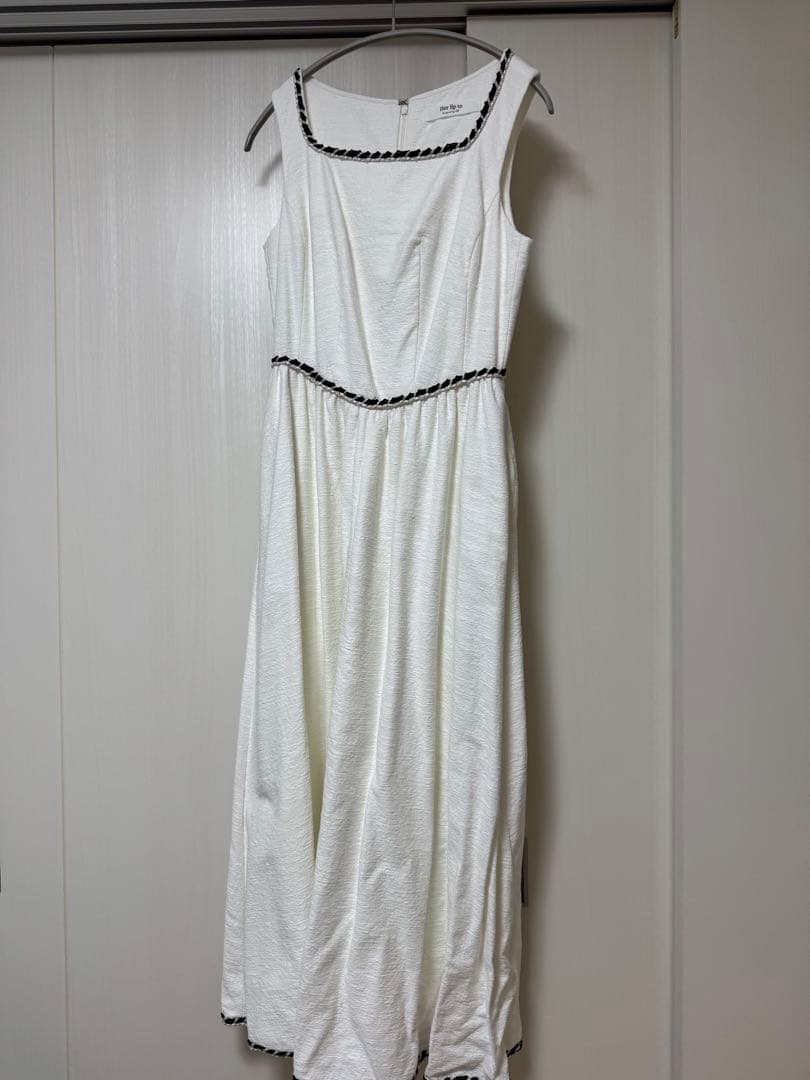 herlipto Monaco Tweed Dress /white sサイズ