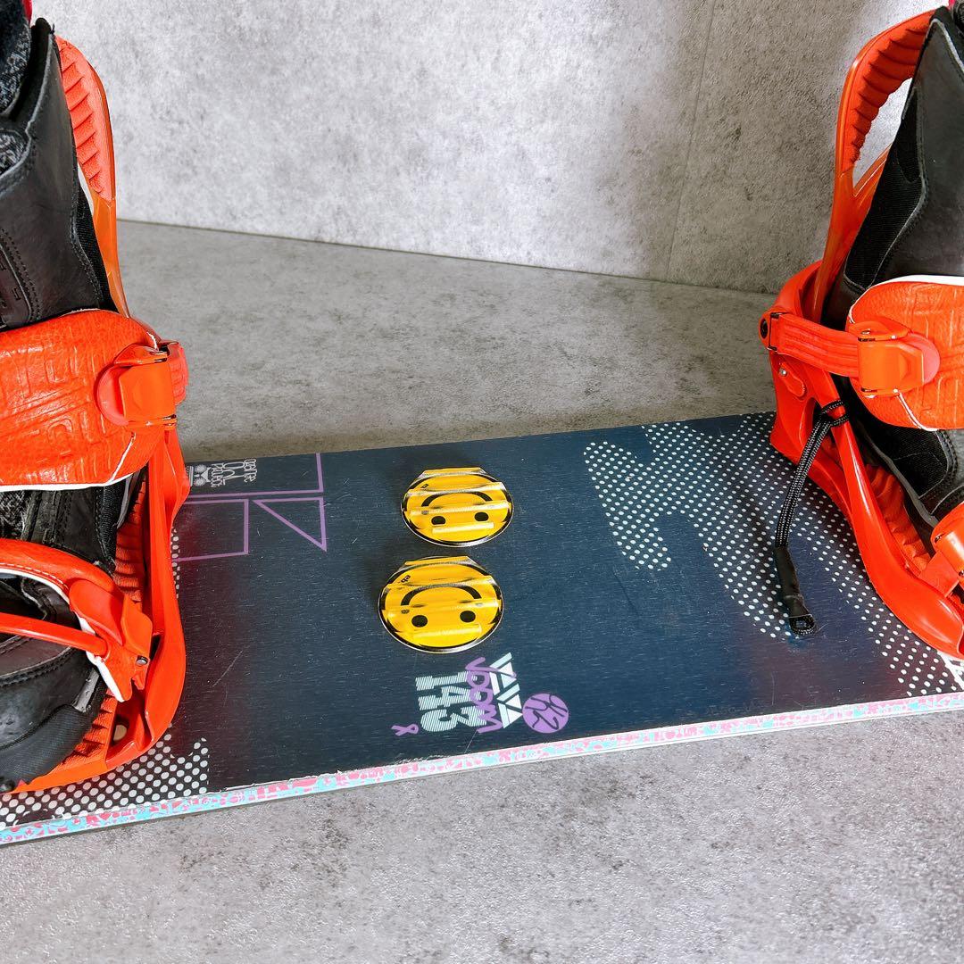 K2ケーツーvoom 143センチ×バイン　スノーボード2点セット