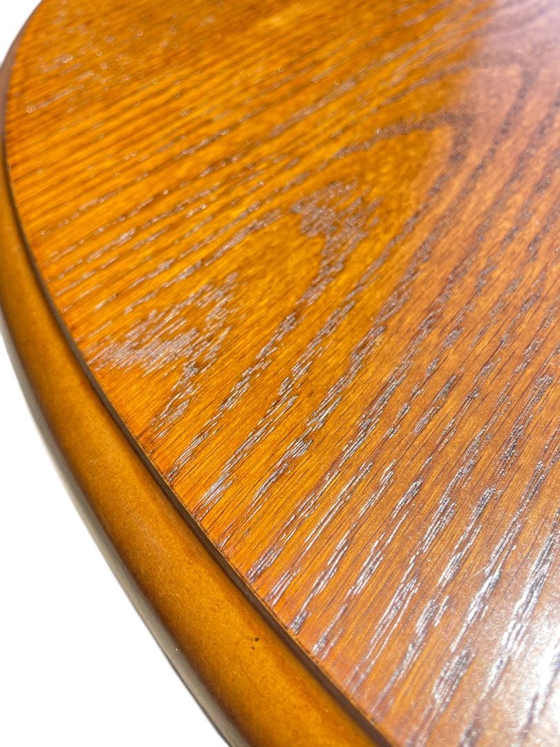 HR588 円卓　ちゃぶ台　テーブル 折りたたみ脚 木製 座卓 丸90cm