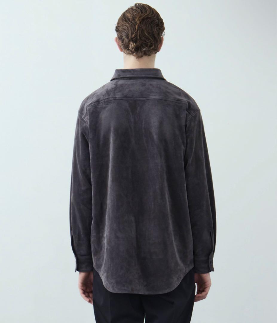 UNITED TOKYO スエードロングスリーブシャツ　D.GRY 2