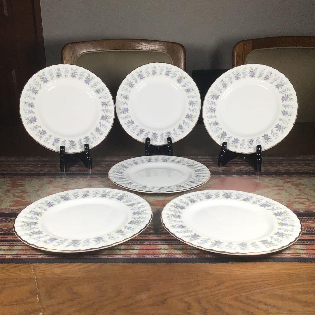 『スタうー特価』　MINTON 『ALPINE SPRING』　大きめ中皿　6枚