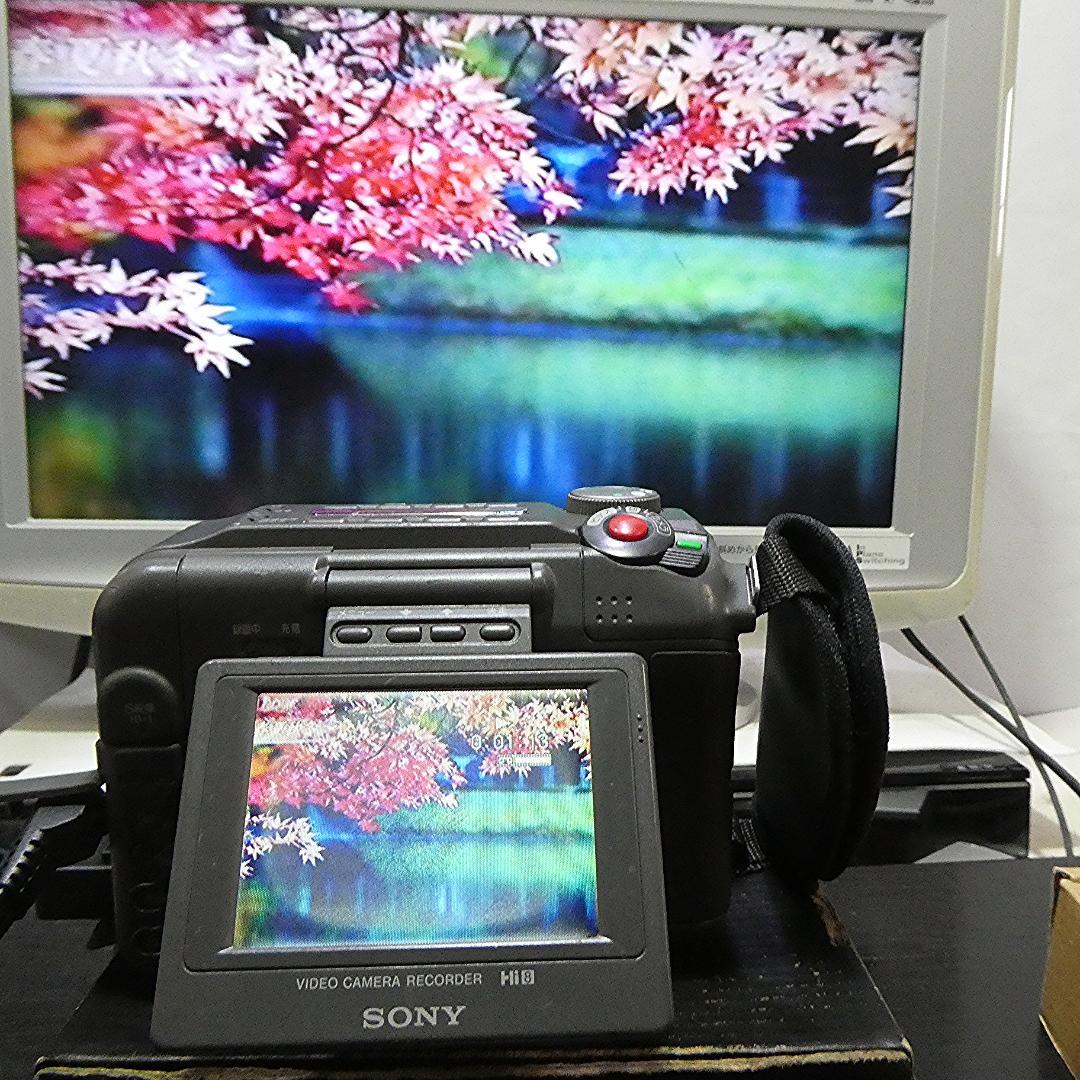 動作良好ソニー CCD-SC55 Video.Hi8デジタルビデオカメラDVD化
