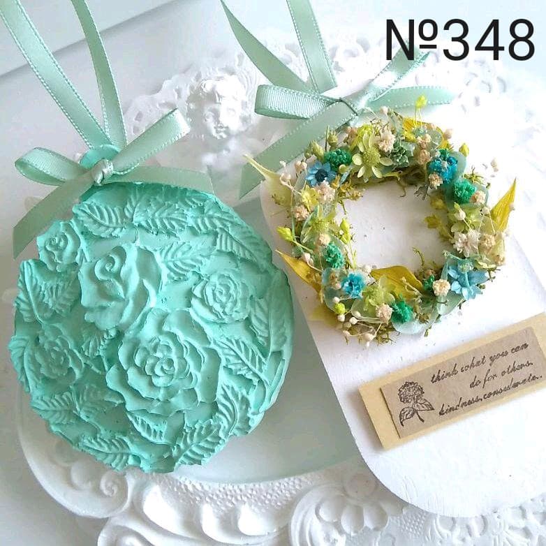 アロマストーンローズ&flowerリースセット【現品限り】