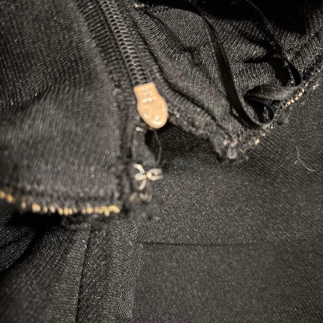 コムデギャルソン　ベルト付き黒変形スカート