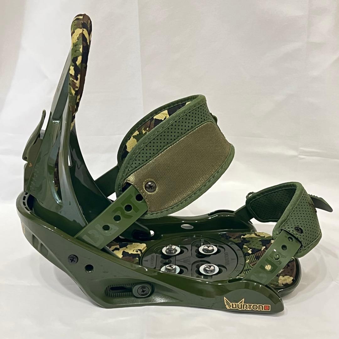 美品 Burton FS ビンディング Mサイズ バートン 迷彩 カモフラ
