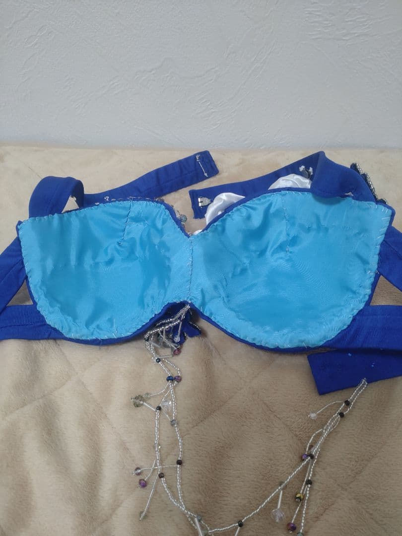 特別最終価格!　　　　　　　　　　　 ベリーダンス セットアップ 青