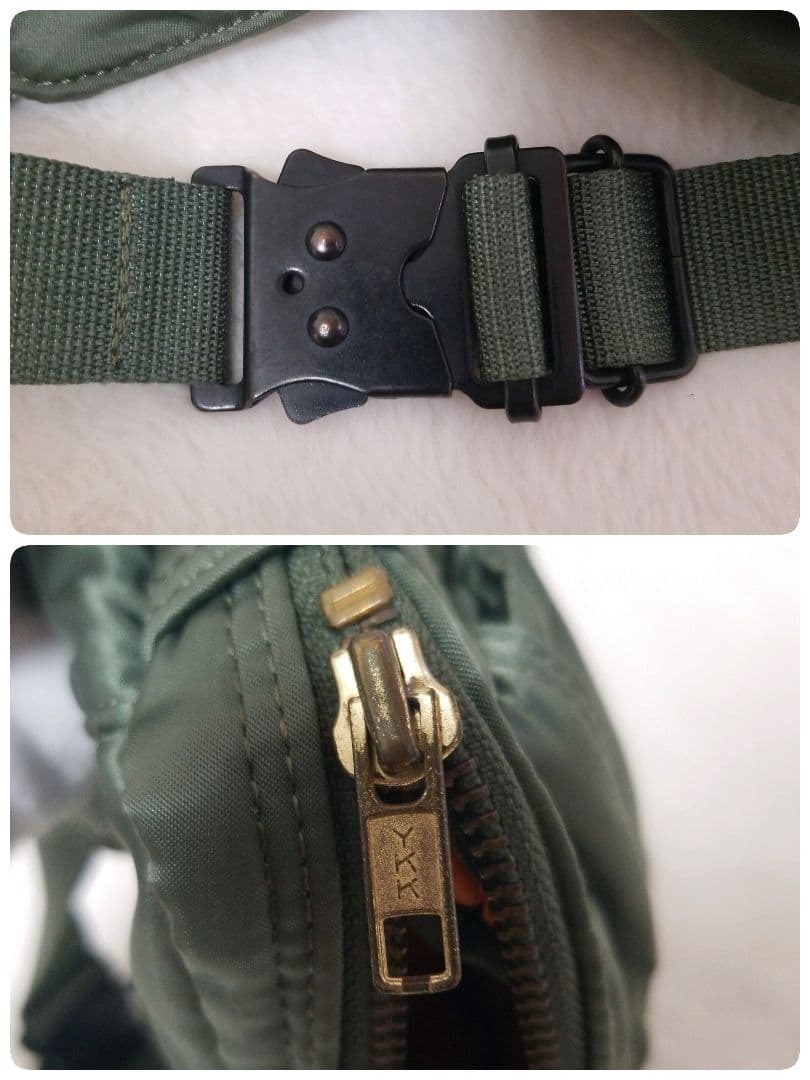 【美品】ポーター　PORTER　タンカー　ボディバッグ　セージグリーン　希少