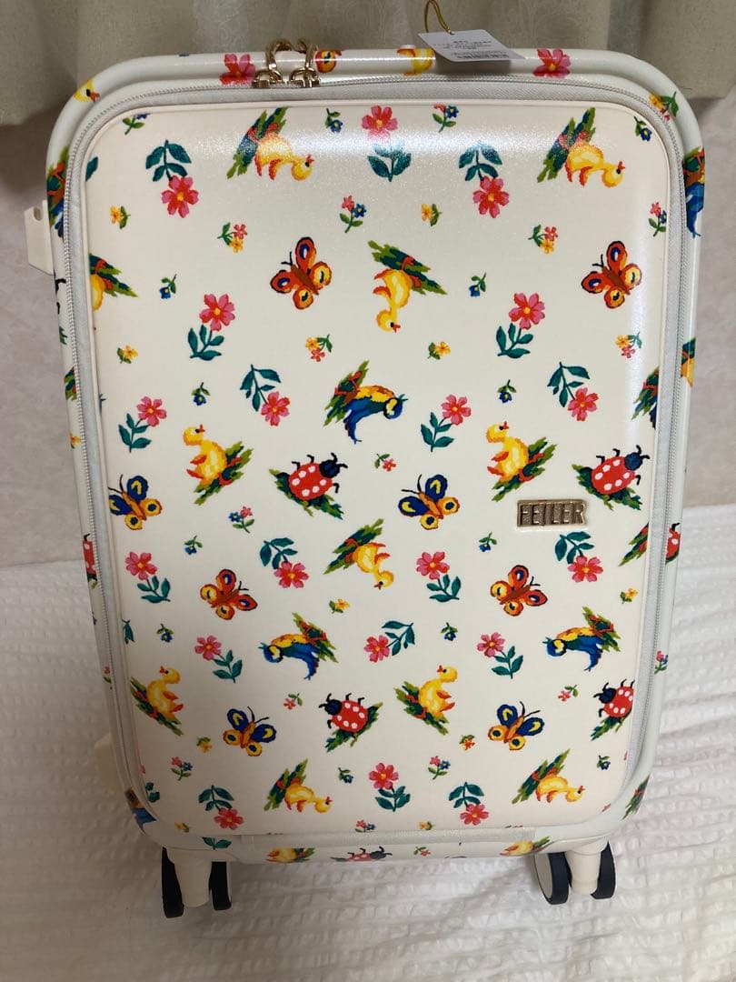 新品 フェイラー ハイジ トローリーバッグ 白 キャリーケース FEILER