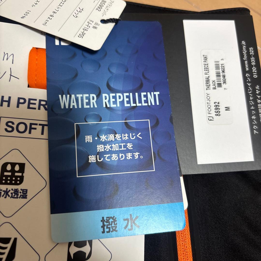 フットジョイ ソフトシェルパンツ ゴルフウェア メンズ M ブラック