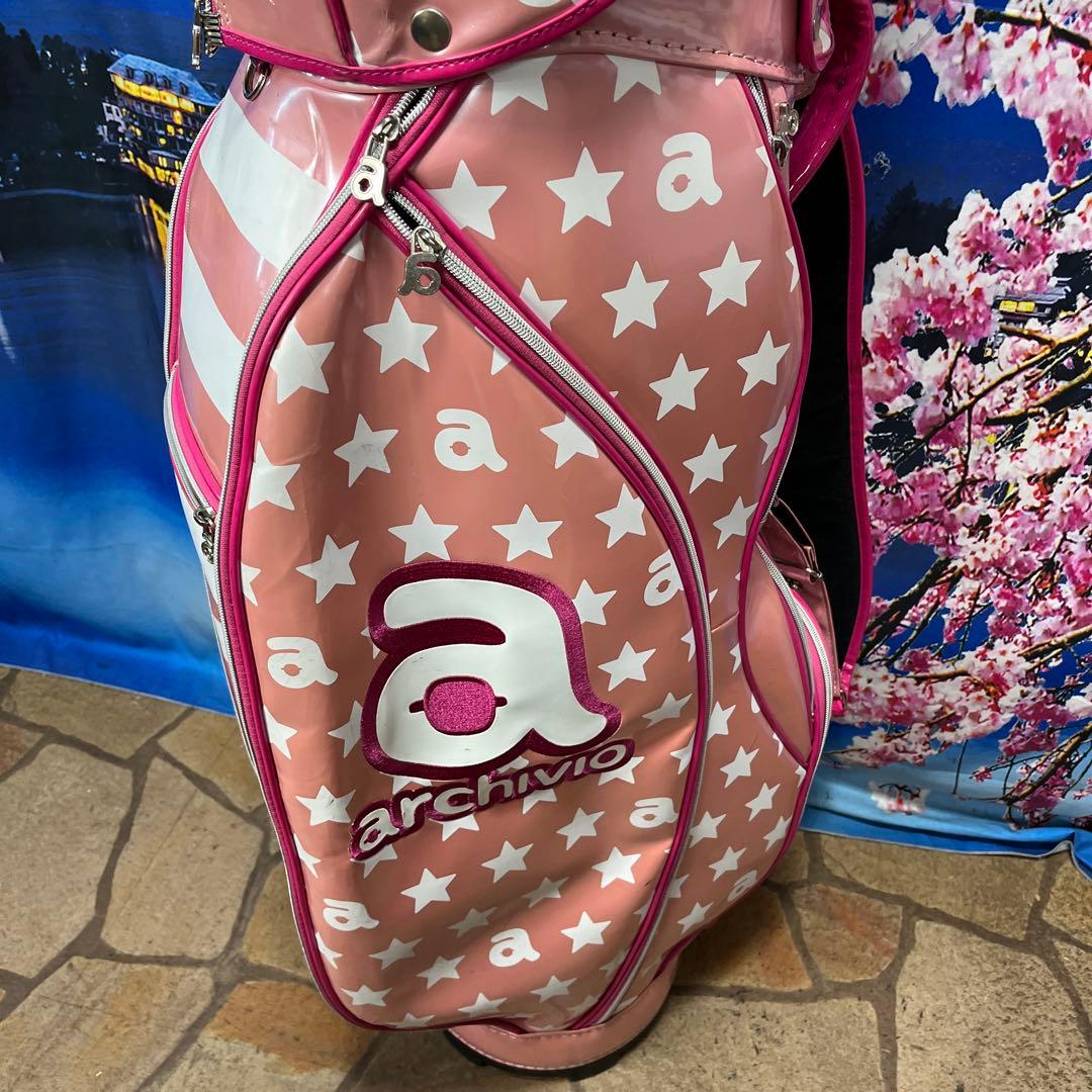 寶BT-1057 archivio アルチビオ ピンクベージュ キャディバッグ