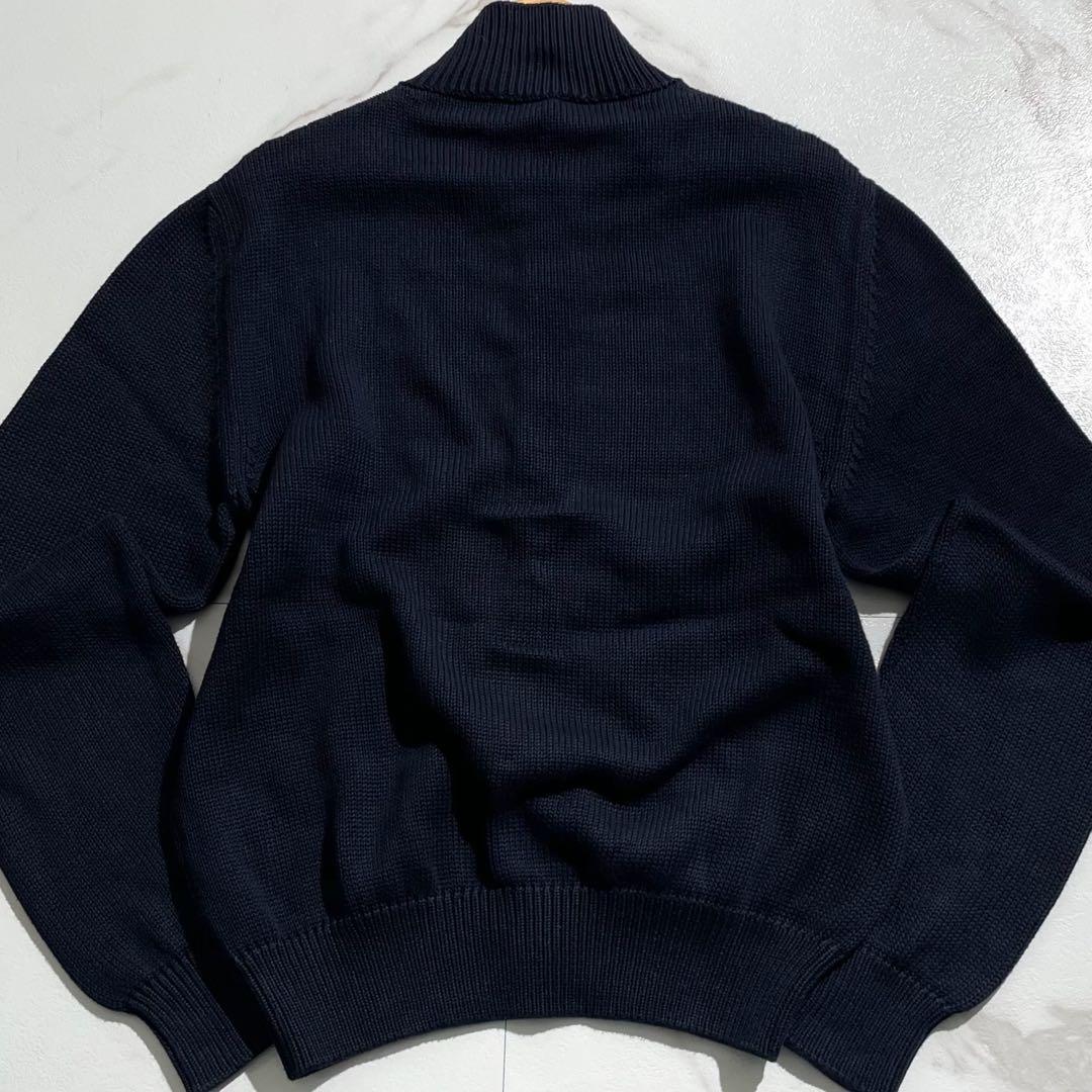 【美品/Mサイズ】Loro Piana ロロピアーナ カーディガン ネイビー系