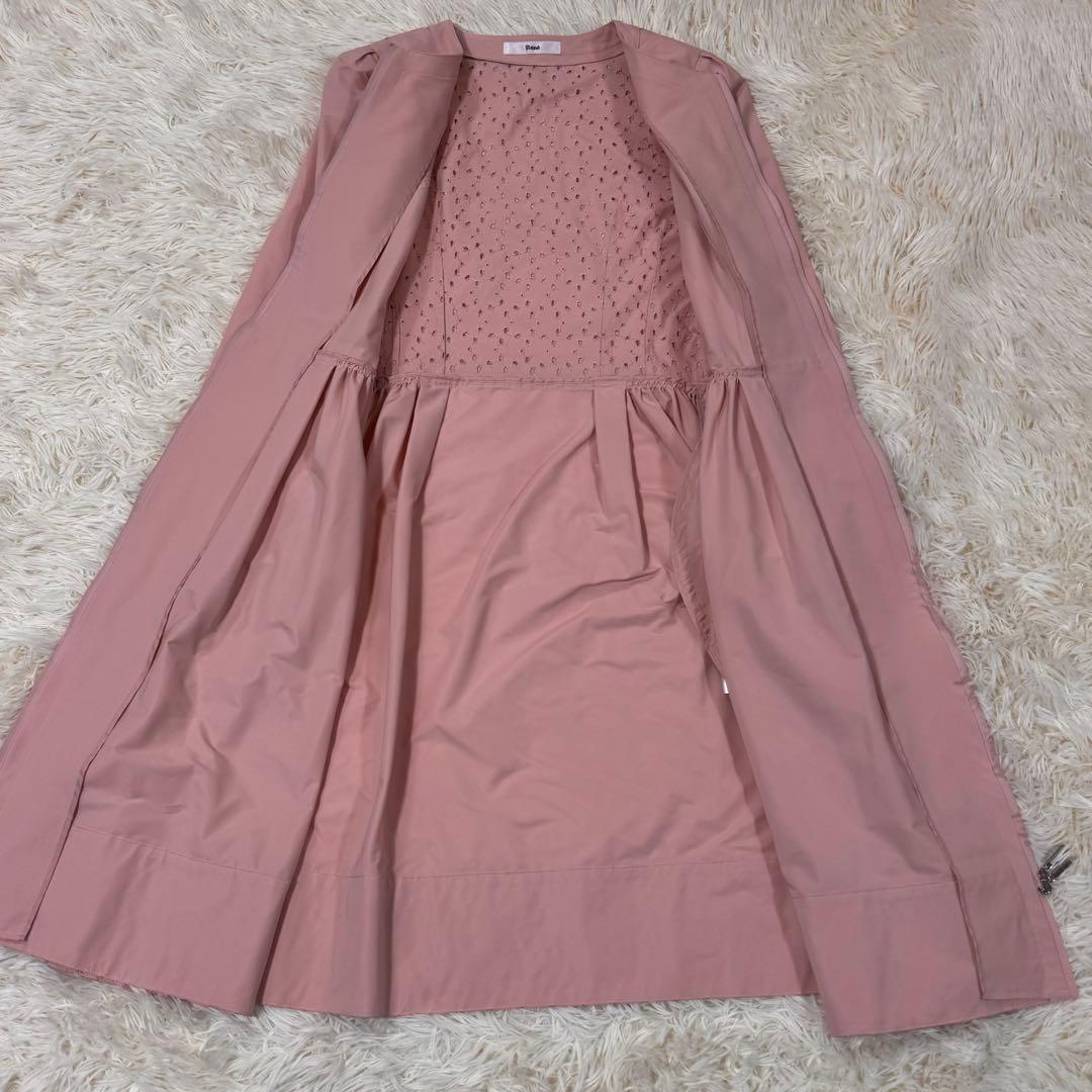 もりちゃん様 美品　Rene 　プリマコート　パンチングレース　ピンク　　34