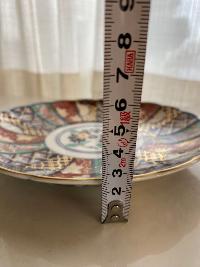 有田焼 葵窯　古伊万里様式 金彩菊紋 中皿5枚