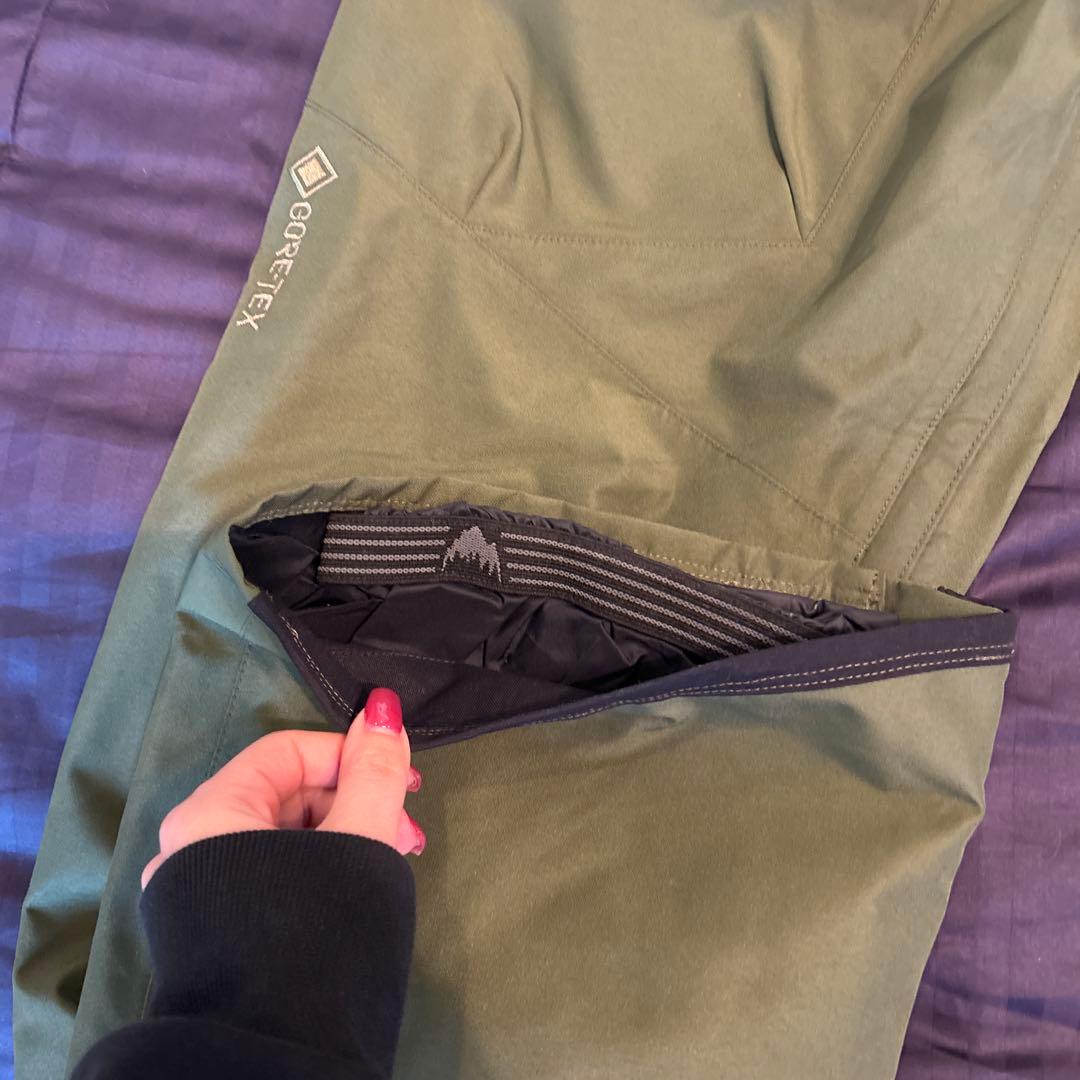 BURTON GORE-TEX スノーボードパンツ オリーブグリーン