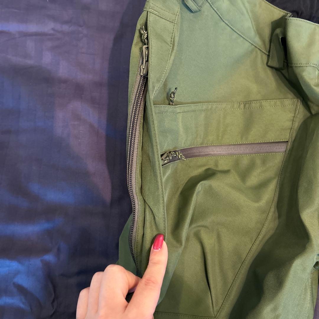 BURTON GORE-TEX スノーボードパンツ オリーブグリーン
