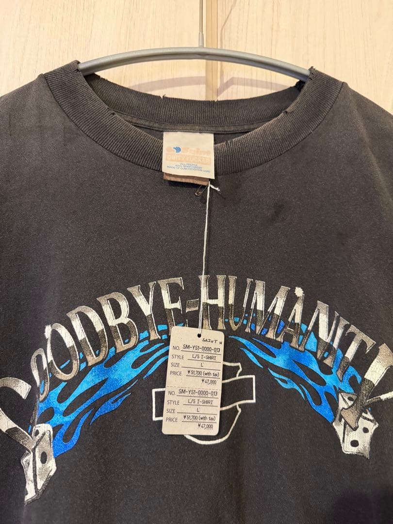 【新品】SAINT Mxxxxxx セントマイケル ロンT 長袖Tシャツ L