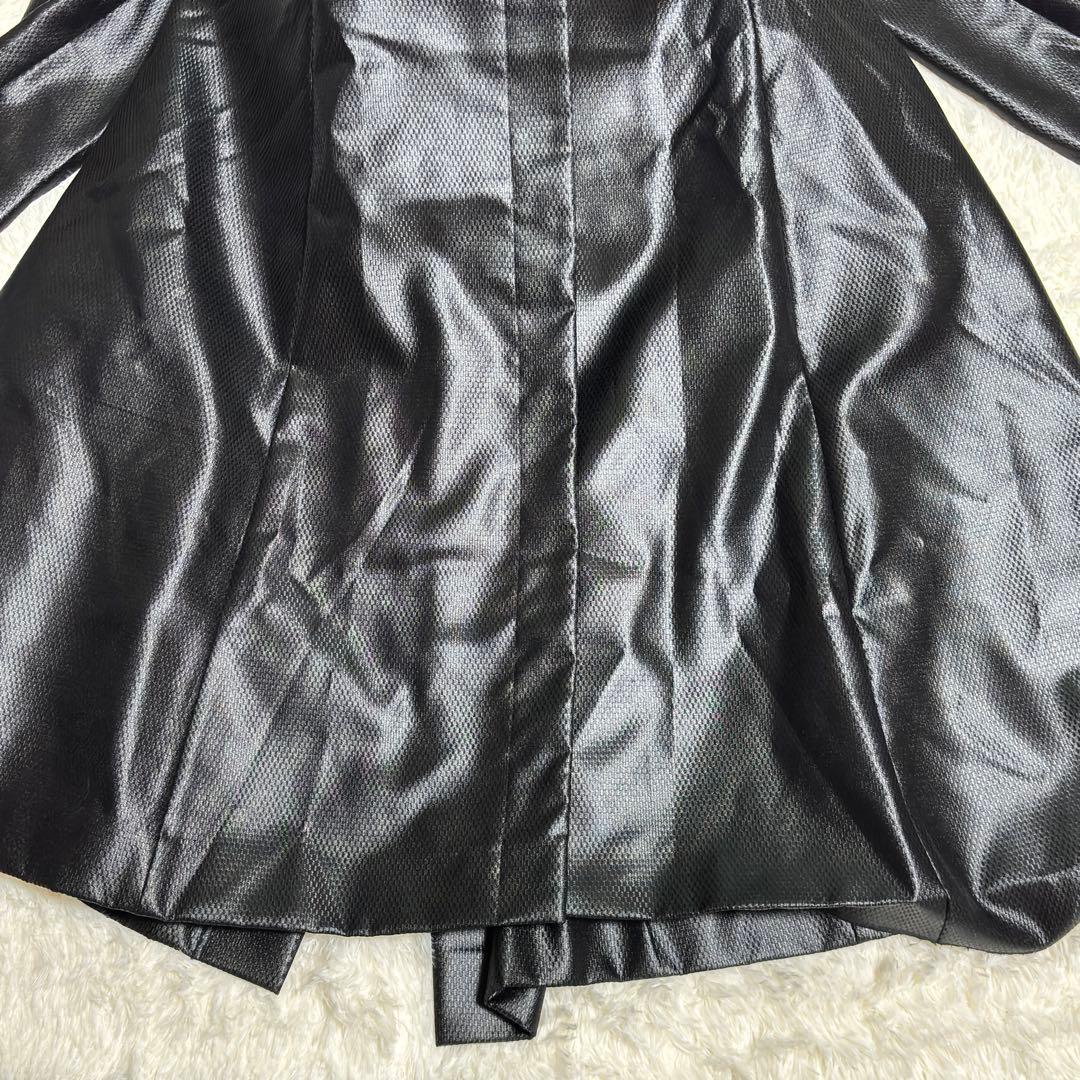 WORKSHOP ワークショップ ヨウジヤマモト ロングコート フェイクレザーM