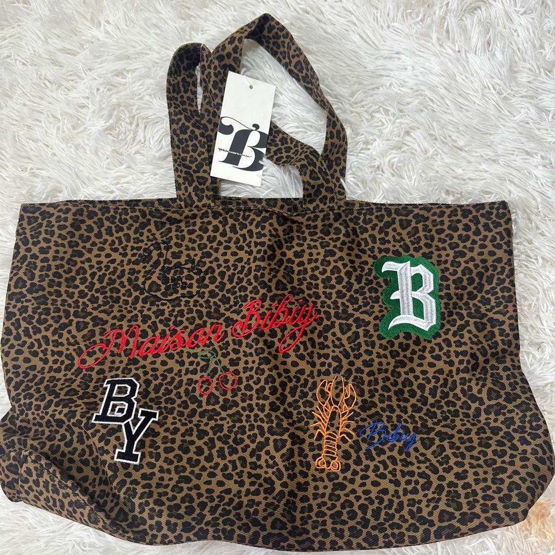 週末セール❗️MAISON BIBIY. LEOPARD TOTE 新品未使用