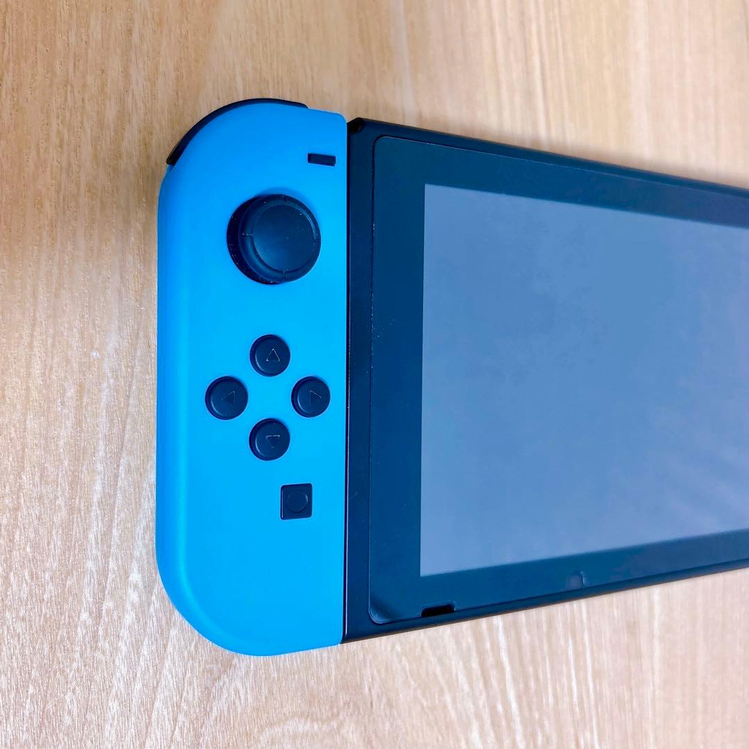 【未使用に近い】 バッテリー強化型 Nintendo Switch 本体 赤青