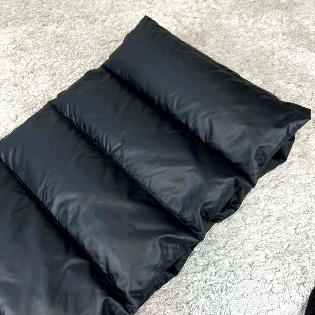 BALENCIAGA バレンシアガ ダウンマフラー 30x160cm ブラック