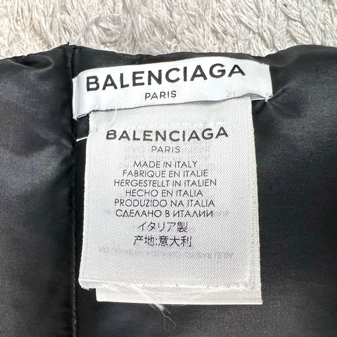 BALENCIAGA バレンシアガ ダウンマフラー 30x160cm ブラック