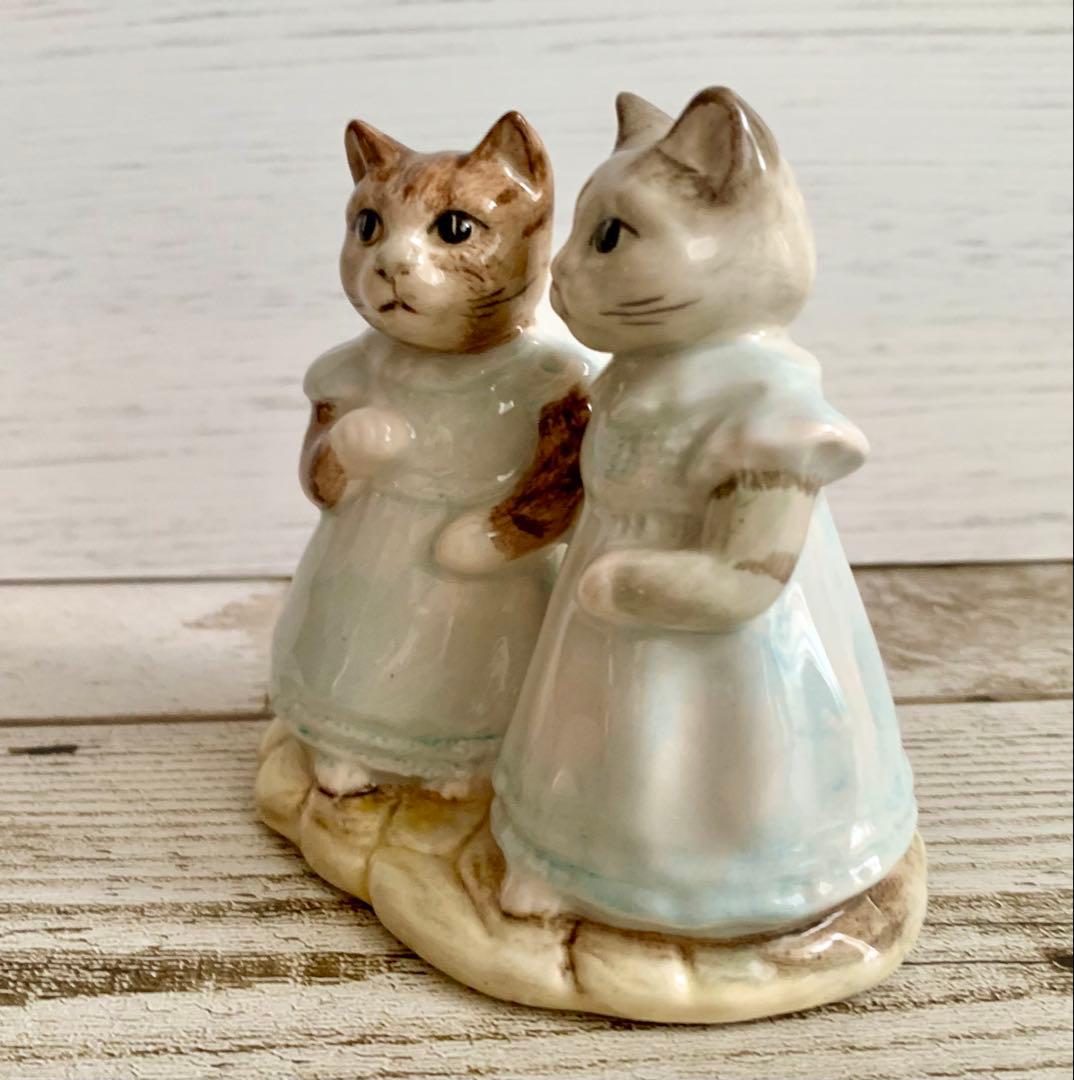 【レア】ピーターラビット ミトンとモペット フィギュリン ロイヤルアルバート