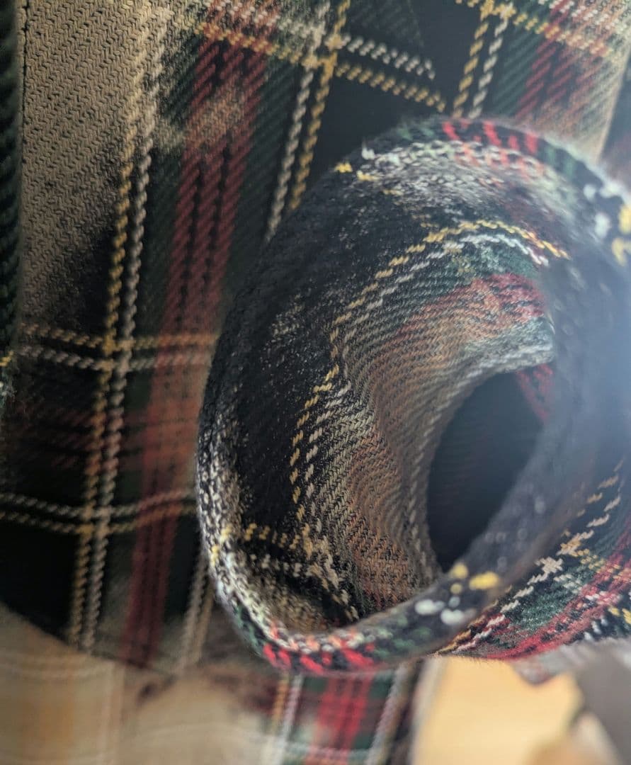 MIST CHECK タータンチェック ロングシャツ