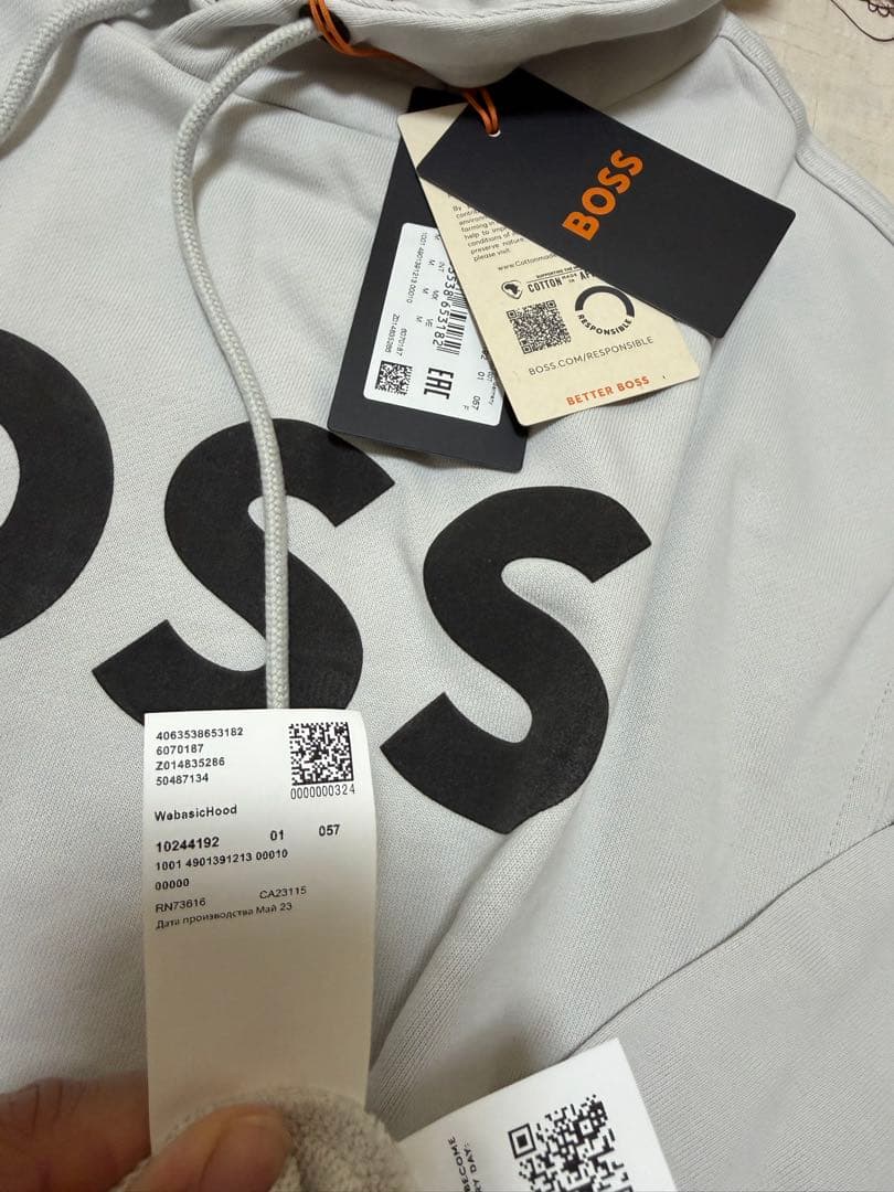HUGO BOSS 新品未使用　メンズ　スウェット　パーカーM