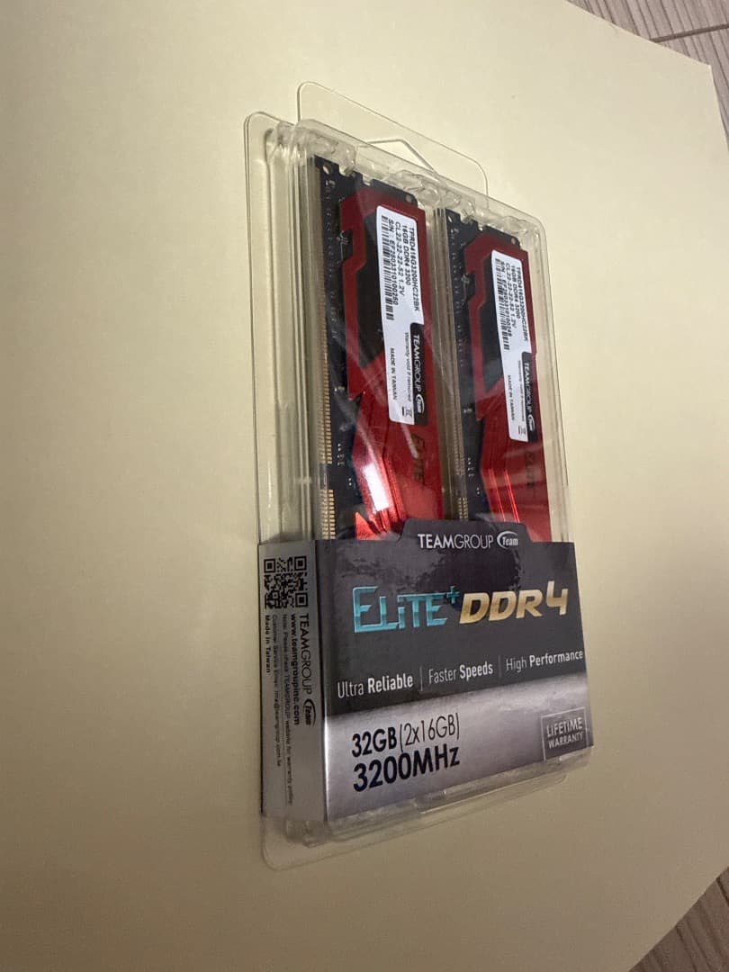 メモリー TEAMGROUP Elite DDR4 32GB (2x16GB) 3200M