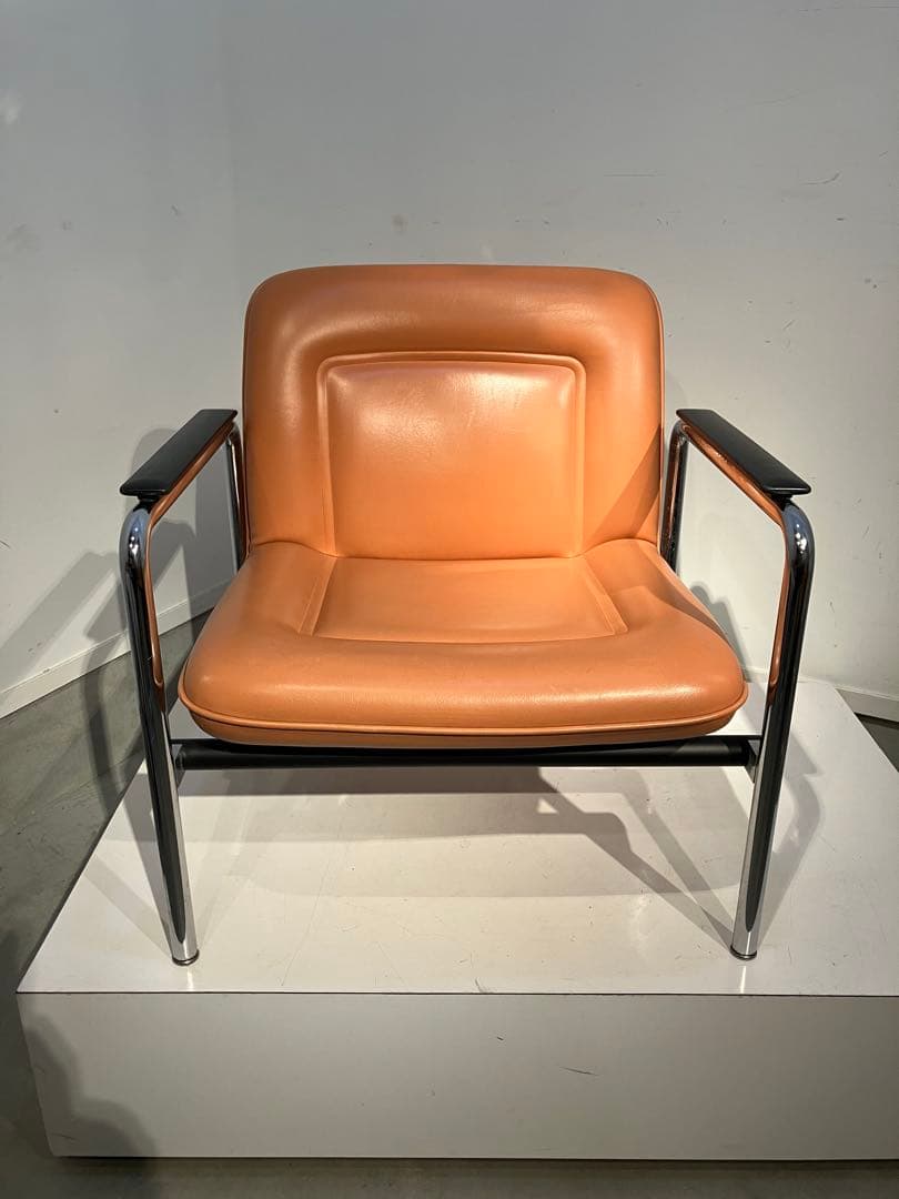 アリスさま専用　ホウトク、レトロ、デザイン、シングルチェア②美品スペースエイジ
