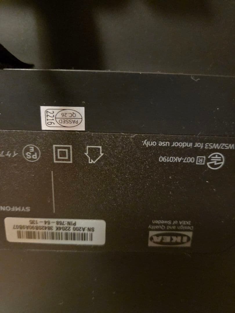 IKEA SYMFONISK シンフォニスク アートフレームsonos２フレーム