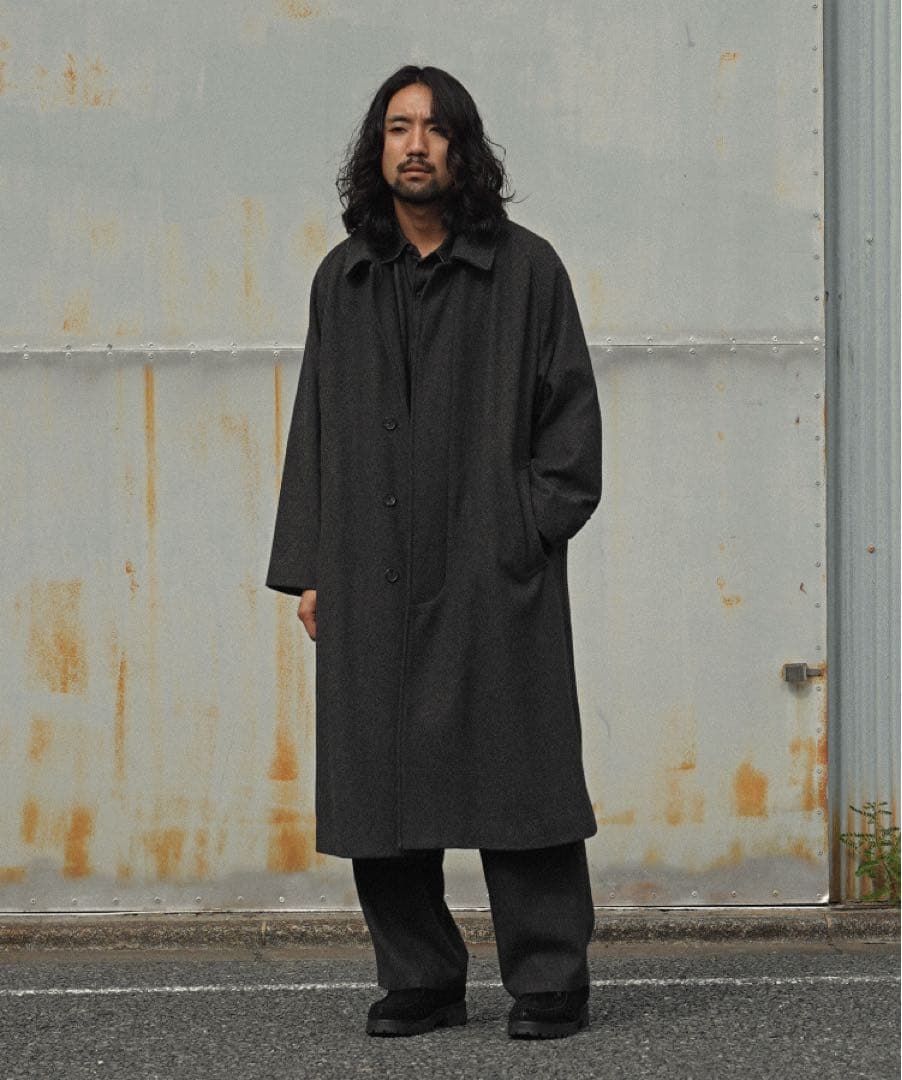 ジャケット・アウター shiun LONG SOUTIEN COLLAR COAT