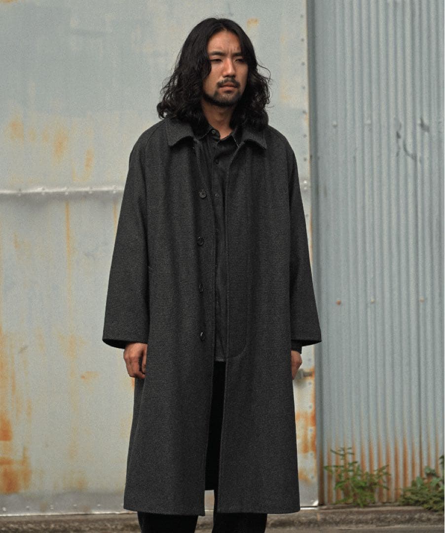 ジャケット・アウター shiun LONG SOUTIEN COLLAR COAT