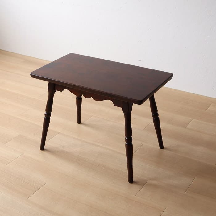 アンティーク 北海道民芸家具 サイドテーブル 机 木製 樺材