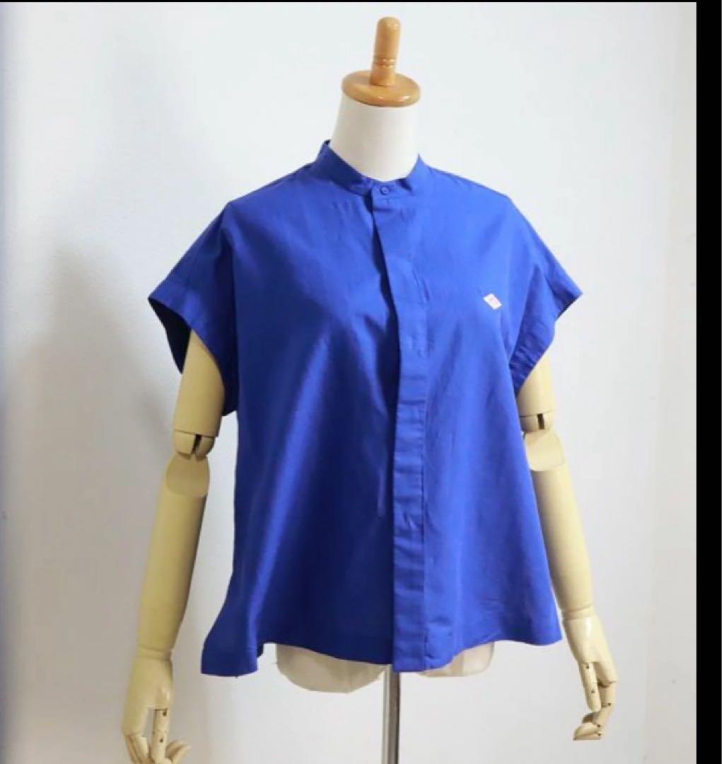 【新品】DANTON コットンリネン スリーブレスシャツ