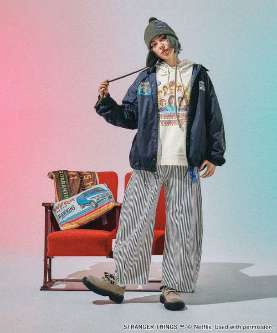 niko and... STRANGER THINGS コラボ コーチジャケット